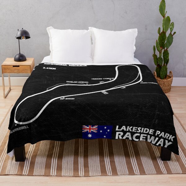 Item preview, Lakeside Park Raceway Map designed and sold by WaveyJane.