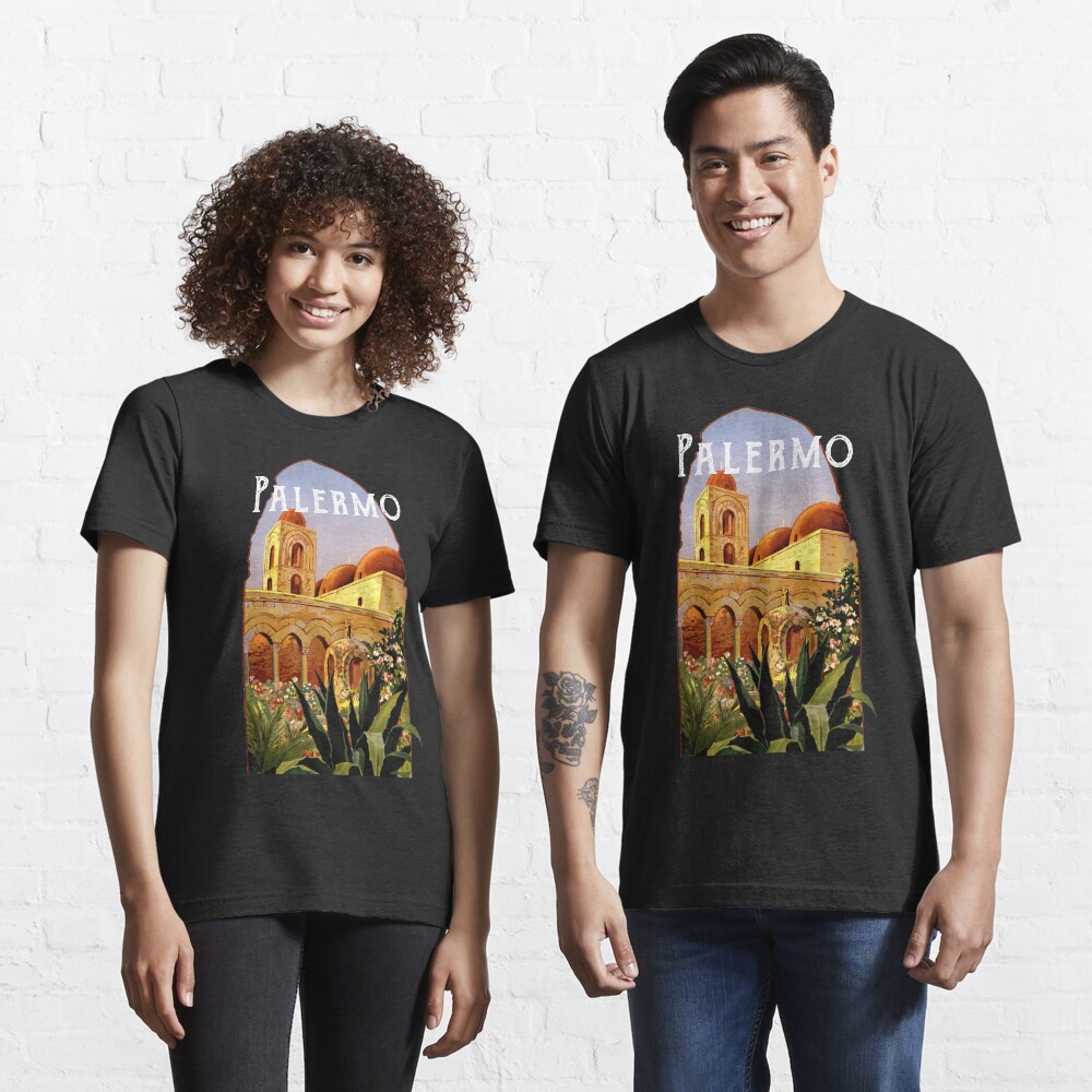 Sicily Palermo Vintage Italian Themed Sicilian Pride Essential T-Shirt