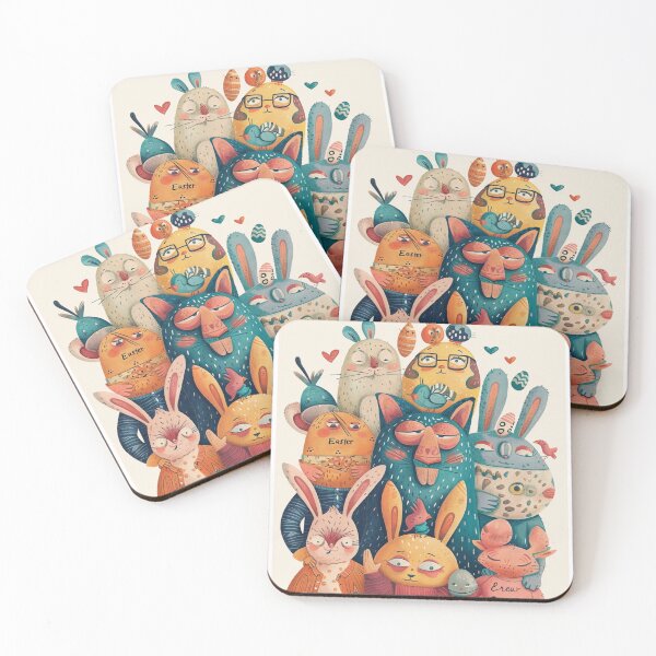 Item preview, "Easter Crew" – Coordinated Group Design with Eggs or Characters designed and sold by kurtulushstudio.