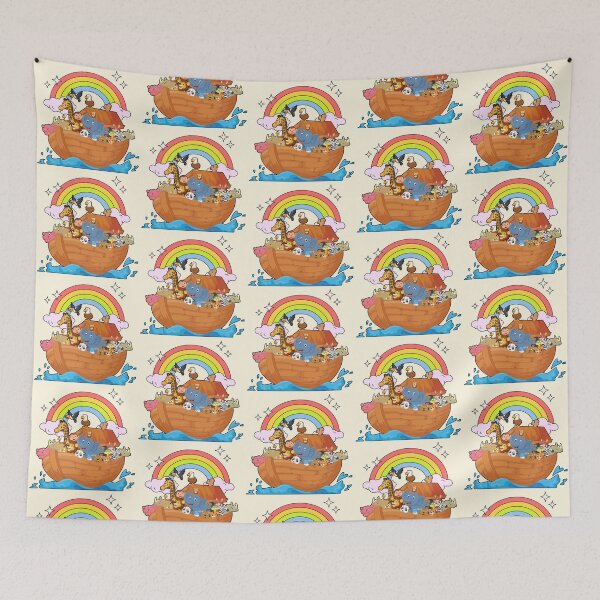 Item preview, Noah's Ark Baby Animals - Rainbow designed and sold by binspired2shop.