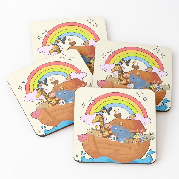 Item preview, Noah's Ark Baby Animals - Rainbow designed and sold by binspired2shop.