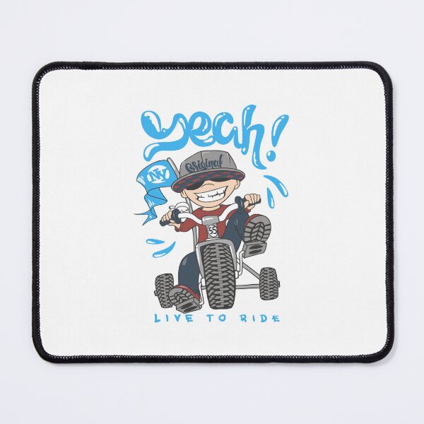 Item preview, Yeah! Live to Ride: Custom Kids' Urban Tricycle Design designed and sold by Polarisofficial.