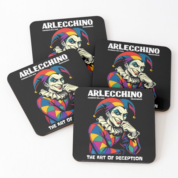 Item preview, Harlequin: The Art of Deception designed and sold by Sfumata Illustration.