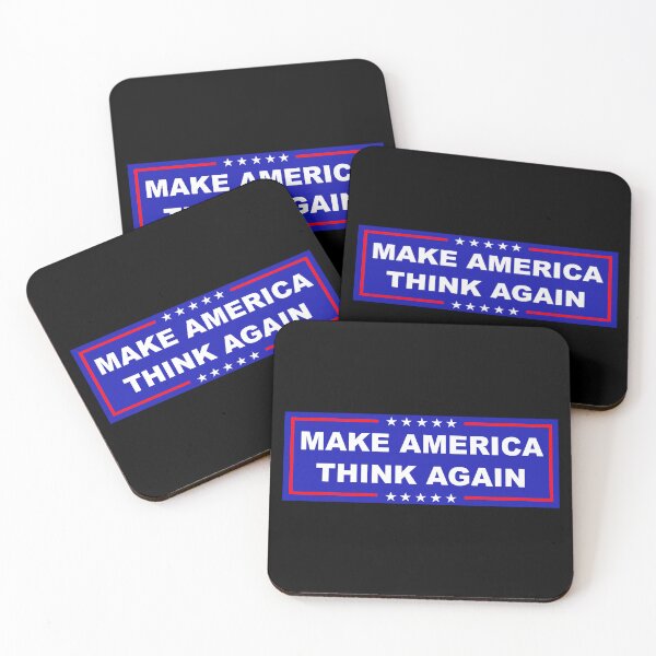 Item preview, Make America Think Again designed and sold by Cat Lady Designs.