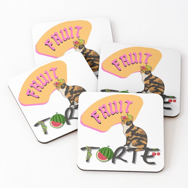 Item preview, "Fruit Torte" Tortie Cat Sticker designed and sold by OneMeanMug.