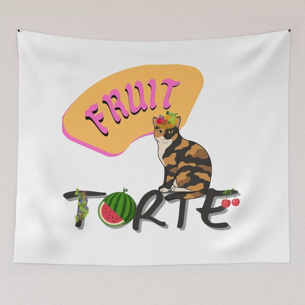 Item preview, "Fruit Torte" Tortie Cat Sticker designed and sold by OneMeanMug.