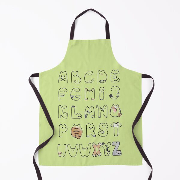 Item preview, Cat Alphabet Art – Feline Letters A to Z – Playful Typography Design designed and sold by CosmInk.
