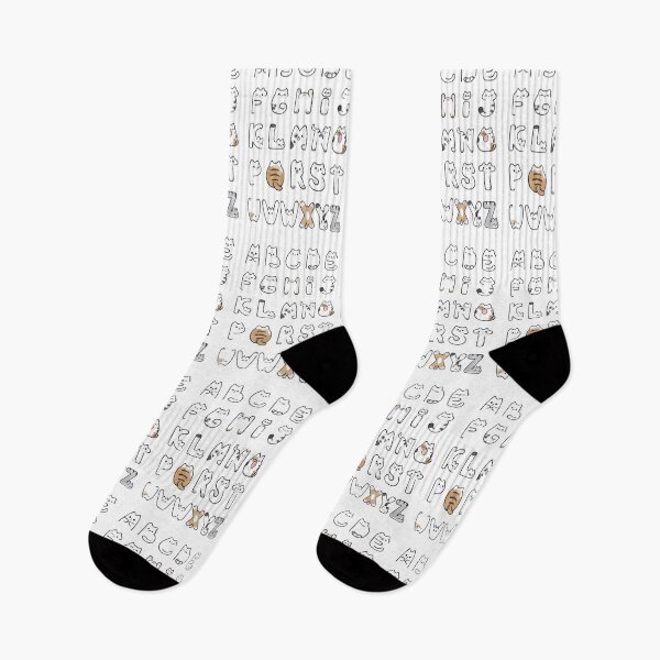 Item preview, Cat Alphabet Art – Feline Letters A to Z – Playful Typography Design designed and sold by CosmInk.