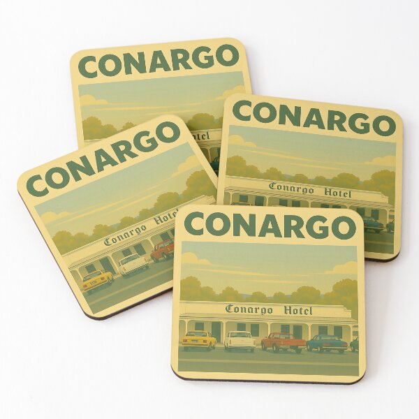 Item preview, Conargo – Classic Country Pub Vintage Poster designed and sold by Print My Town.