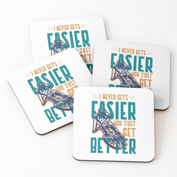Item preview, It Never Gets Easier, You Only Get Better: Motivational Design for Cyclists designed and sold by Polarisofficial.