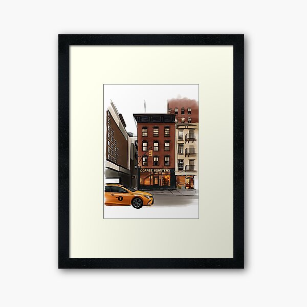 Streets of New York Framed Art Print