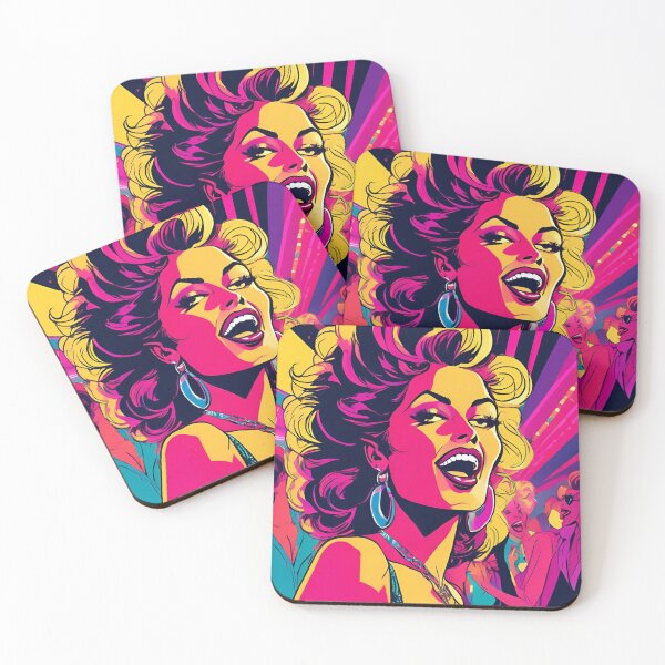 Item preview, Retro Blonde Girl: 80s Logo Design designed and sold by roma252.