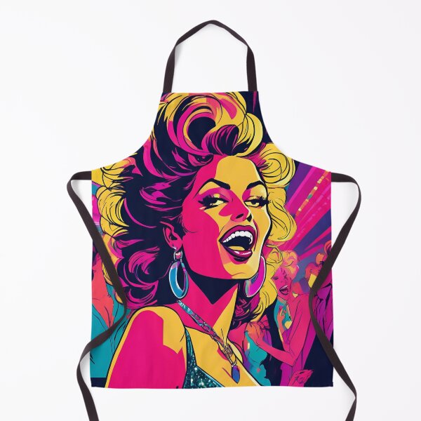 Item preview, Retro Blonde Girl: 80s Logo Design designed and sold by roma252.