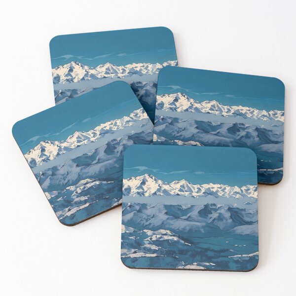 Item preview, Scenic Winter Olympic Mountains (Graphic) designed and sold by flyscenicair.