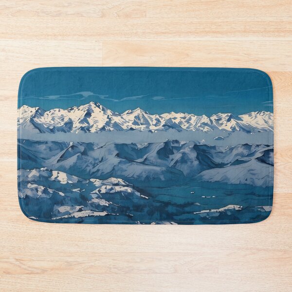 Item preview, Scenic Winter Olympic Mountains (Graphic) designed and sold by flyscenicair.