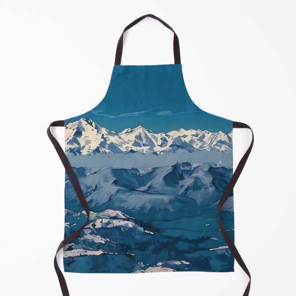 Item preview, Scenic Winter Olympic Mountains (Graphic) designed and sold by flyscenicair.