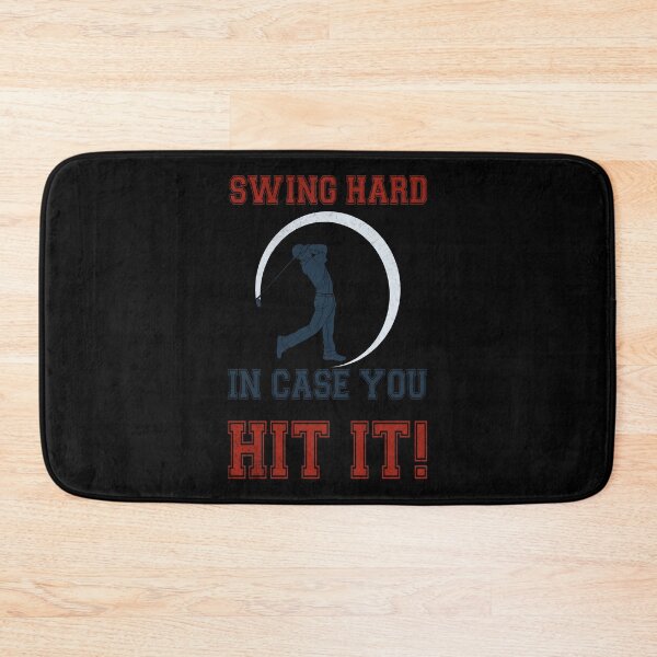 Item preview, Swing Hard In Case You Hit It Golf Quote designed and sold by MONTRIS.