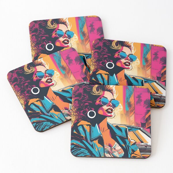Item preview, Blonde Girl on the Cover: Classic 80s logo with a touch of retro style and unique energy designed and sold by roma252.