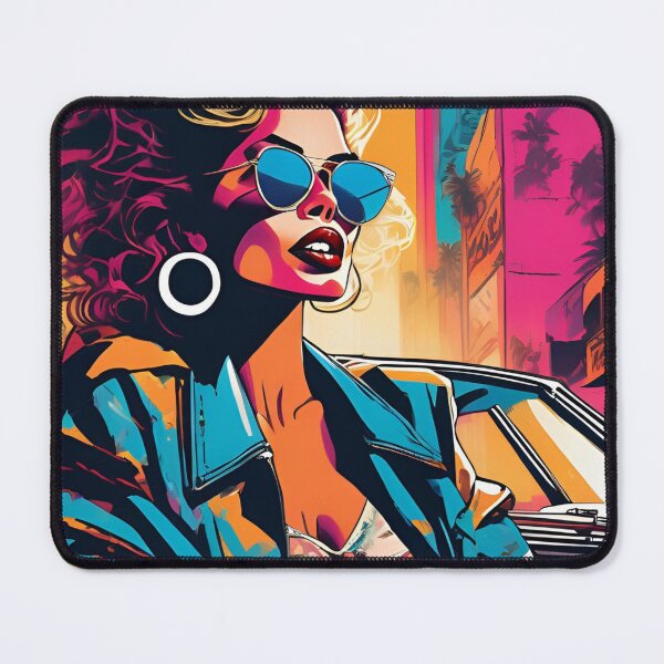 Item preview, Blonde Girl on the Cover: Classic 80s logo with a touch of retro style and unique energy designed and sold by roma252.