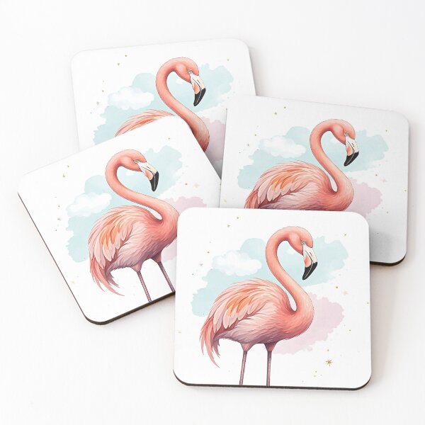 Item preview, Flamingo nursery artwork designed and sold by NatalieOlan.