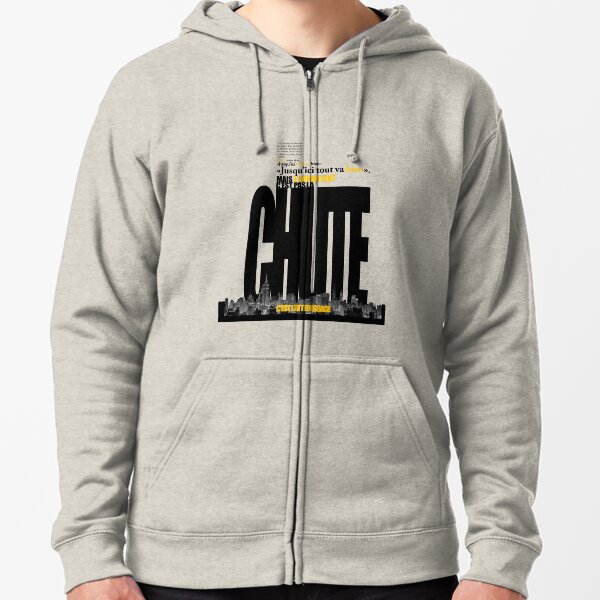 La Chute et l'Atterissage Zipped Hoodie
