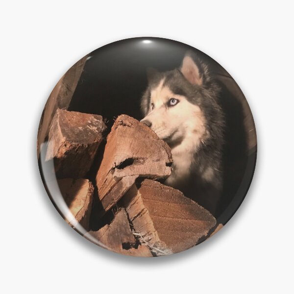 Item preview, Fluffy Husky and Firewood designed and sold by Michael McClure.