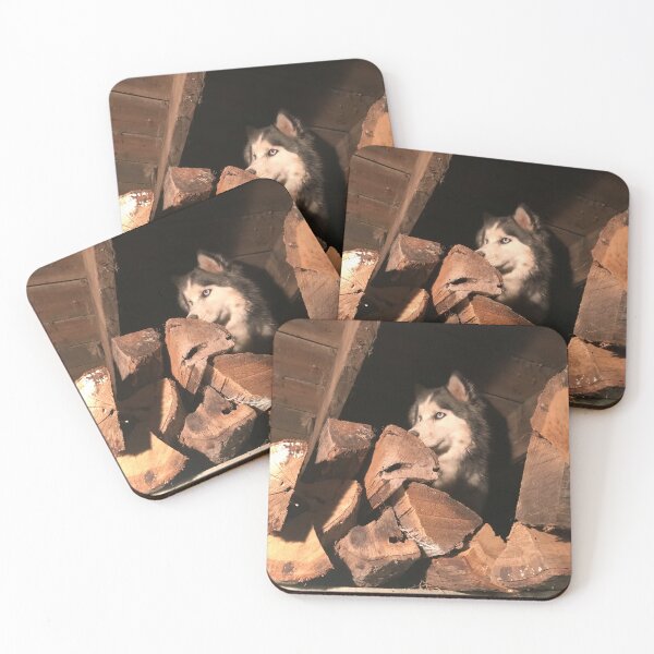 Item preview, Fluffy Husky and Firewood designed and sold by Michael McClure.