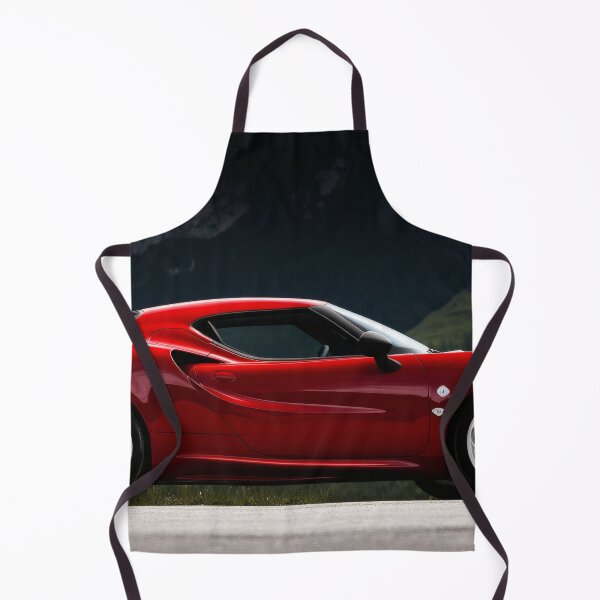 Item preview, Candy Apple Red Alfa Romeo 4C Coupe – Premium Automotive Illustration designed and sold by AutoPopStudio.