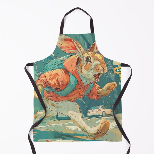Item preview, "Fastest Hopper in Town" – Race-Style Bunny  designed and sold by kurtulushstudio.