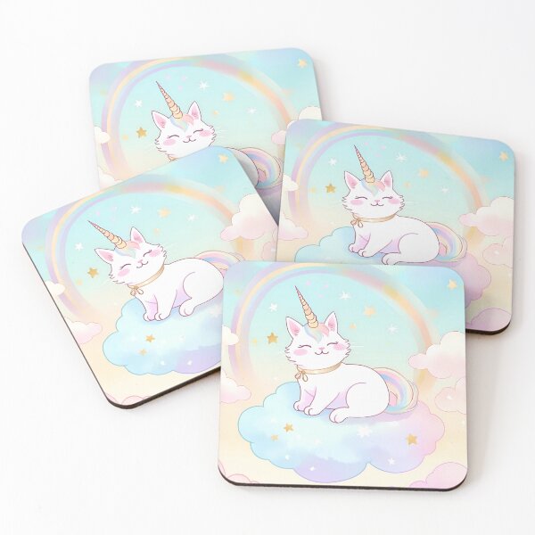 Item preview, Caticorn on clouds designed and sold by NatalieOlan.