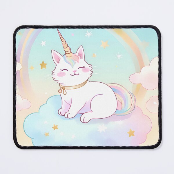 Item preview, Caticorn on clouds designed and sold by NatalieOlan.