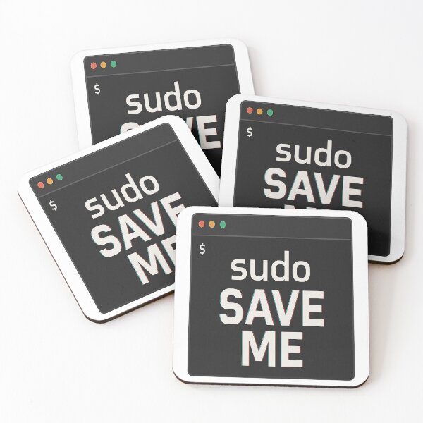 Item preview, Sudo Save Me Programmer T-Shirt designed and sold by TactiCodeTees.