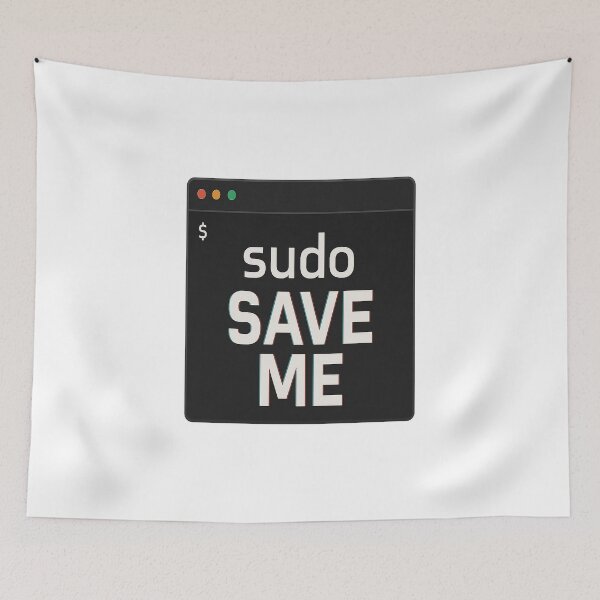 Item preview, Sudo Save Me Programmer T-Shirt designed and sold by TactiCodeTees.