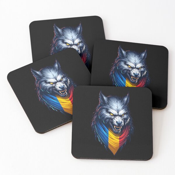 Item preview, Werewolf with Romanian flag designed and sold by ReneMM.