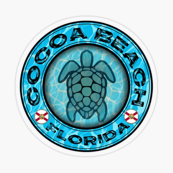 Artikel-Vorschau von Cocoa Beach Florida Meeresschildkröte Vintage, designt und verkauft von studioss76.