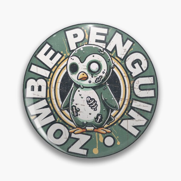 Item preview, Retro Zombie Penguin designed and sold by pUNKnown.
