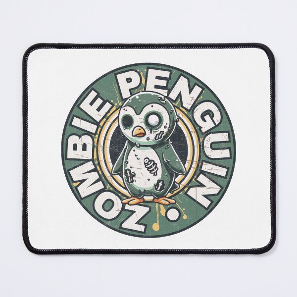 Item preview, Retro Zombie Penguin designed and sold by pUNKnown.