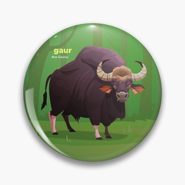 Item preview, Gaur (Bos Gaurus) designed and sold by EstudioToona.