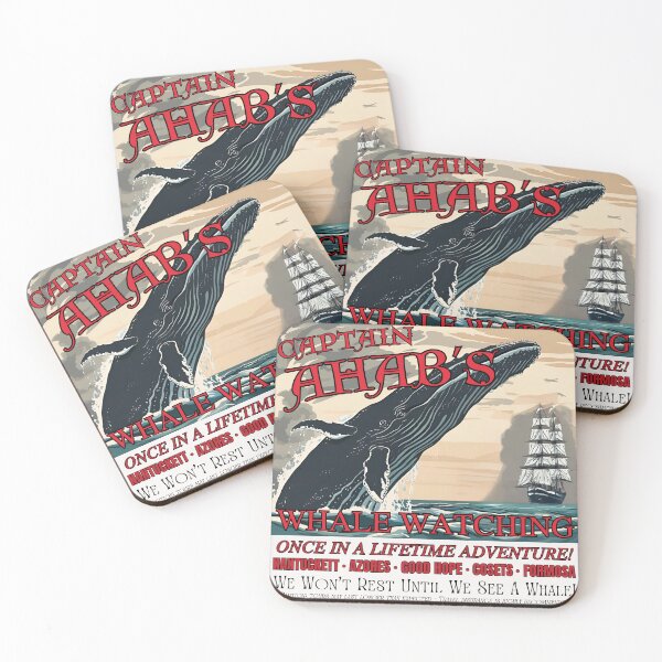Item preview, Captain Ahab’s Whale Watching  – Nautical Literary Humor, Moby-Dick Satire, Maritime Decor, Funny Gift for Book Lovers designed and sold by Varlo.