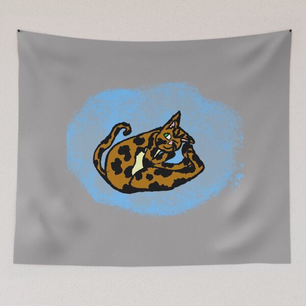Item preview, Mischievous, sleepy cat  designed and sold by BBarrMedia.