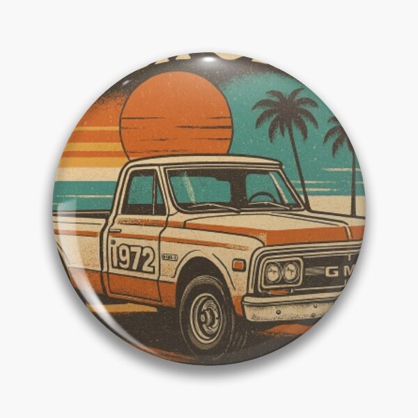 Item preview, "1972 GMC Classic Pickup Retro Logo" designed and sold by Every Knee.