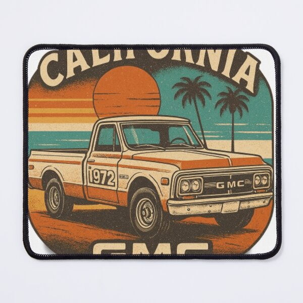 Aperçu de l'œuvre « Logo rétro du pick-up classique GMC 1972 » créée et vendue par Every Knee.