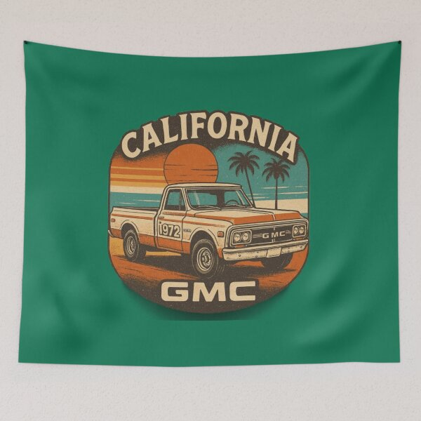 Item preview, "1972 GMC Classic Pickup Retro Logo" designed and sold by Every Knee.