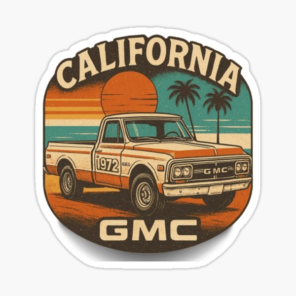 Item preview, "1972 GMC Classic Pickup Retro Logo" designed and sold by Every Knee.