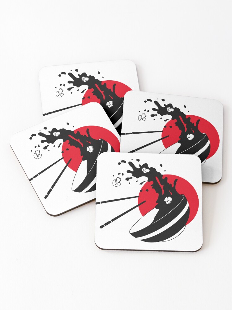 Thumbnail 1 of 5, Coasters (Set of 4), RAMEN designed and sold by Navylon.