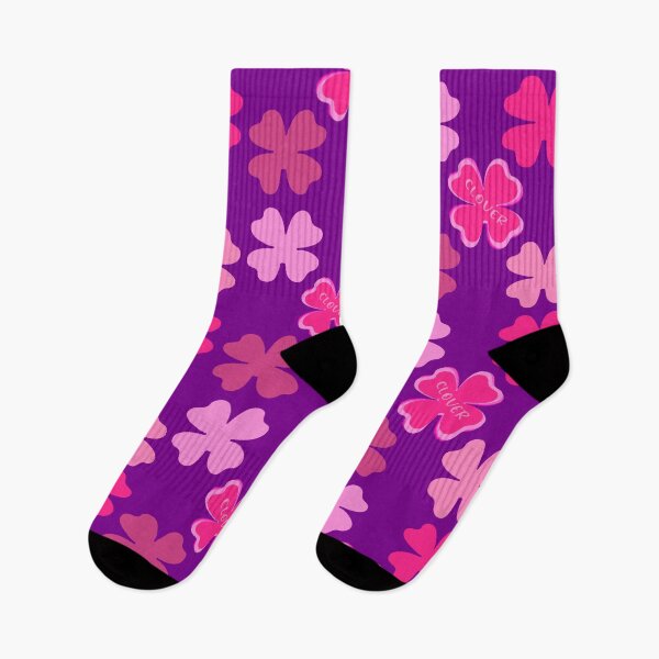 Item preview, pink clover pattern designed and sold by cloverstees.