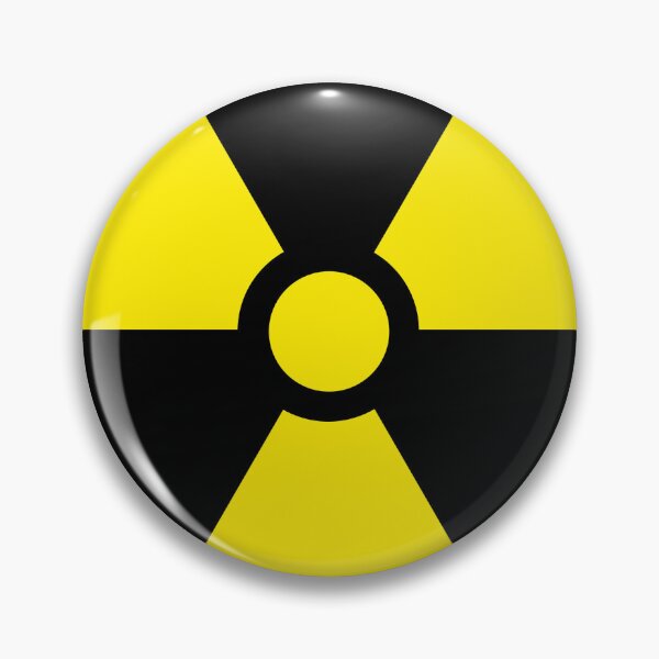 Item preview, Yellow Trefoil Symbol on Black Background designed and sold by The-Inner-Light.