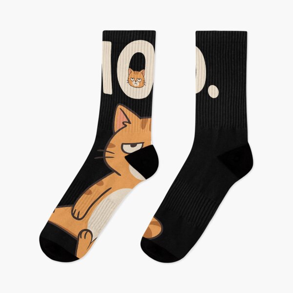 Item preview, Grumpy Orange Cat Mood Cartoon designed and sold by Supri123.