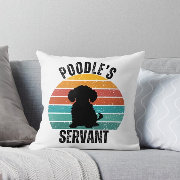 Item preview,  Poodle's Servant – Funny Toy Poodle Vintage Sunset Silhouette Design designed and sold by Fredster1966.
