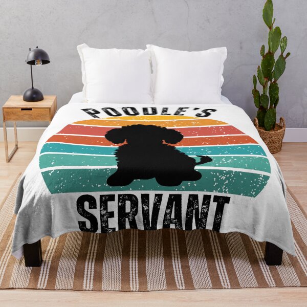 Item preview,  Poodle's Servant – Funny Toy Poodle Vintage Sunset Silhouette Design designed and sold by Fredster1966.